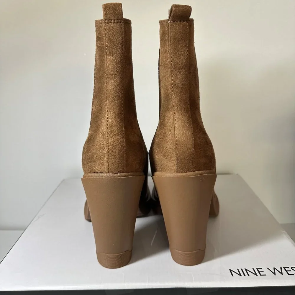 Nine West Ream Chelsea Heeled Booties Women's Size 10.5 M - Picture 4 of 6